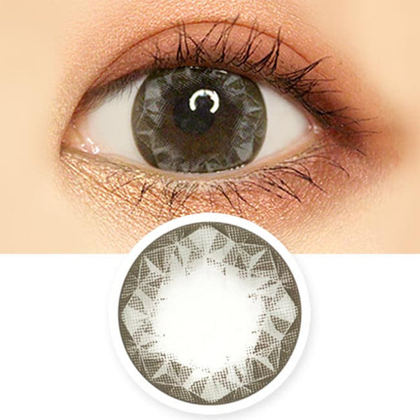 Crystal Ruby Queen Grey Colored Contacts - Circle Lens