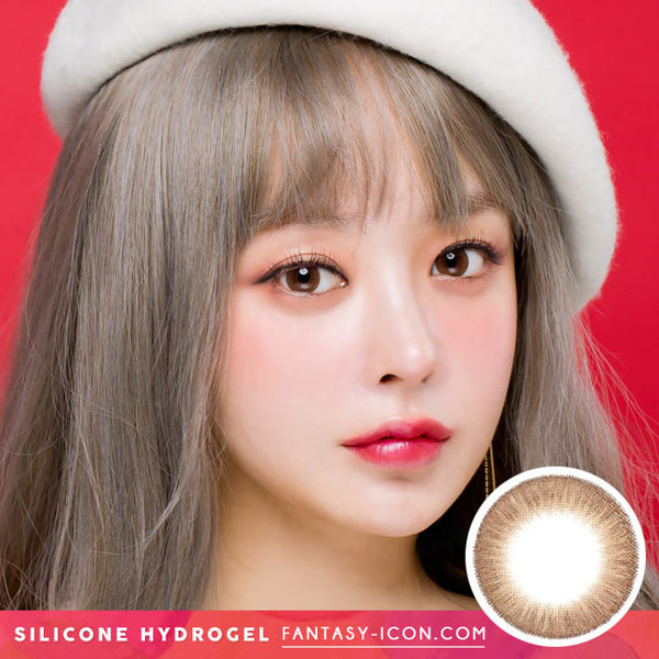 Crystal Silicone hydrogel Brown Toric Lens Colored Contacts For Astigmatism model