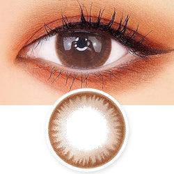  Crystal Silicone hydrogel Lens Chocolate Brown Colored Contacts - Circle Lenses