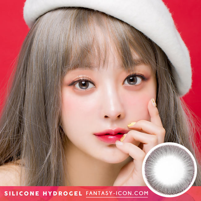 Crystal Silicone hydrogel Lens Grey Colored Contacts - Yearly