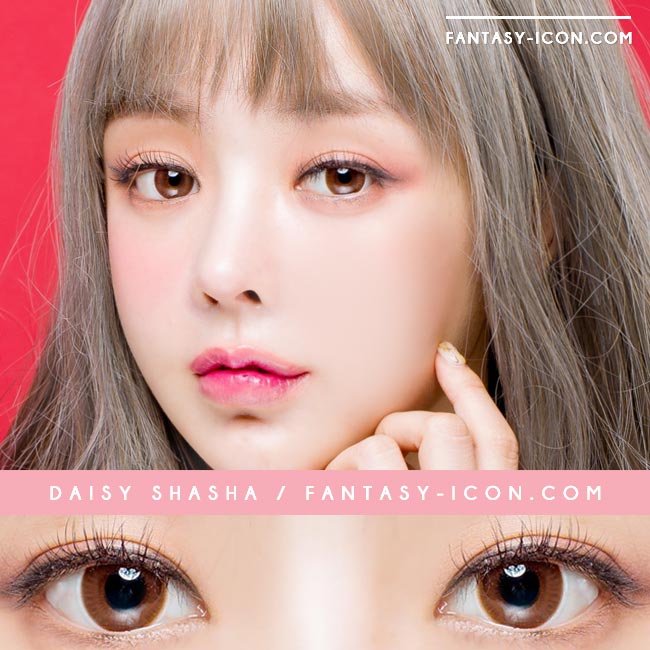 Daisy Shasha Chocolate Brown Colored Contacts detail 