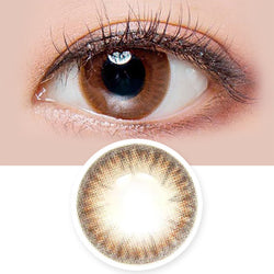 Daisy Shasha Chocolate Brown Colored Contacts - Circle Lenses