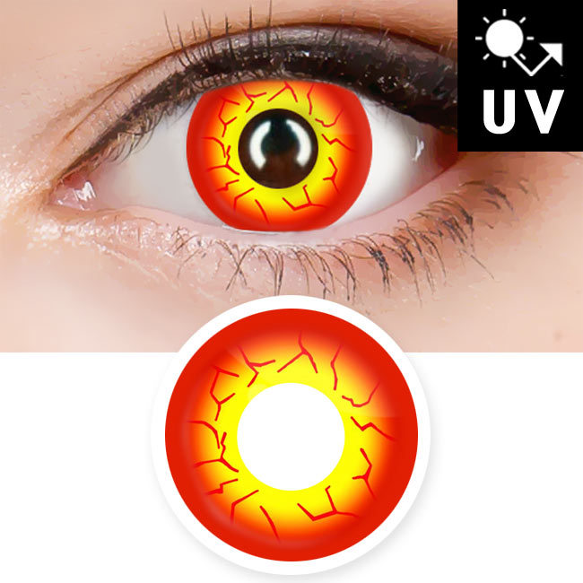 Darth Maul Contacts Halloween Lenses UV Blocking Prescription StarWars Cosplay