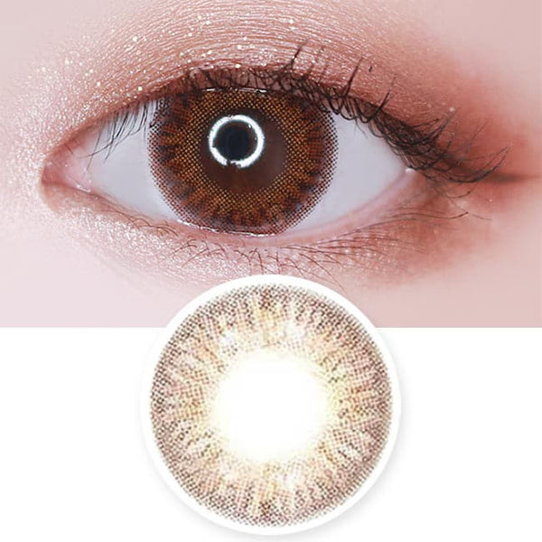 Colored Contacts Elsa Diana Brown - Circle Lenses