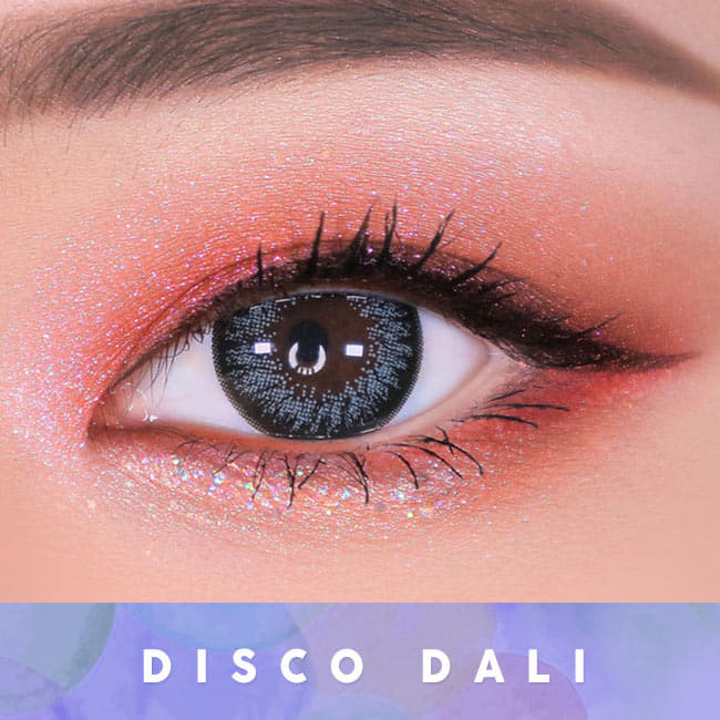 Disco Dali Grey Contacts | Circle Color Lens Eyes