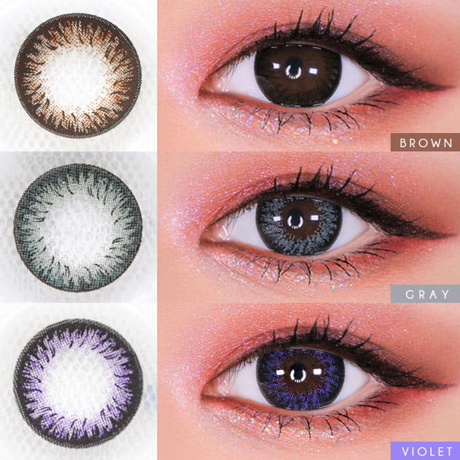 Disco Dali Contacts, Purple Circle Lens 