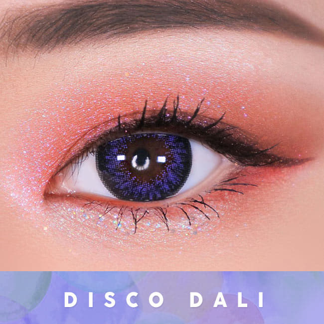 Disco Dali Violet Contacts for Hperopyia | Purple farsightedness Eyes