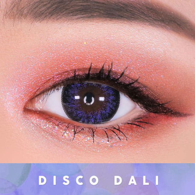 Disco Dali Violet Contacts for Hperopyia | Purple farsightedness eyes 2