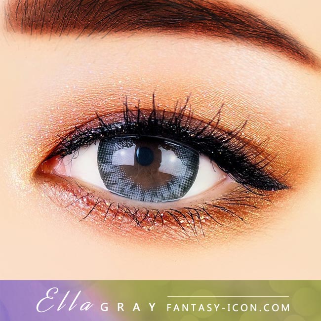 Grey Contacts - Ella Gray - Eyes