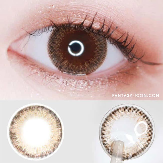  Colored Contacts Espoir Aida Brown - Circle Lenses 2