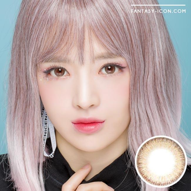 Toric Colored Contacts for Astigmatism - Espoir Aida Brown 1