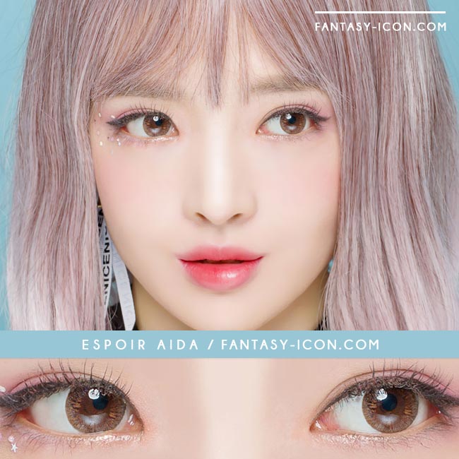 Toric Colored Contacts for Astigmatism - Espoir Aida Brown 3