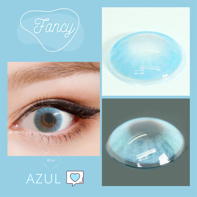 azul blue contacts Halloween Natural Lenses