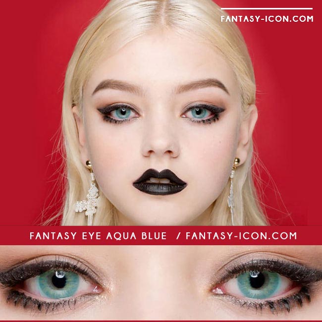 Fantasy Eye Aqua Blue Colored Contact Lenses 3