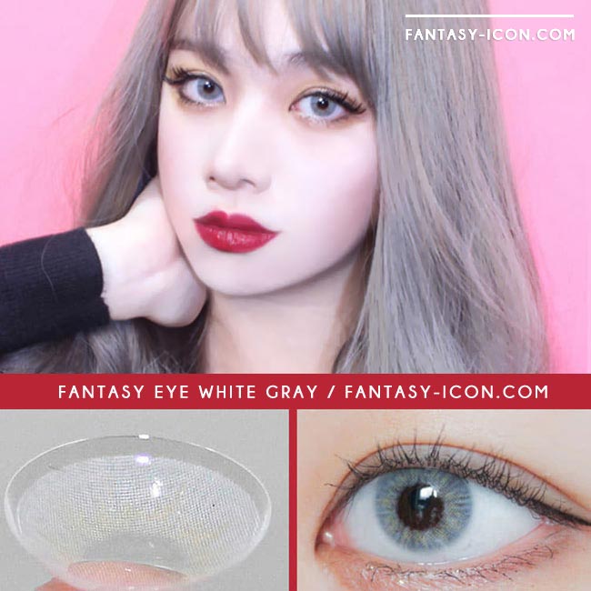 Fantasy Eye White Grey Colored Contact Lenses 5