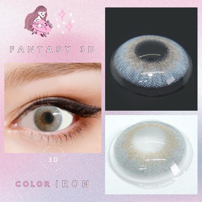 Fantasy aurora 3d Contacts Gray Halloween Colored Contacts