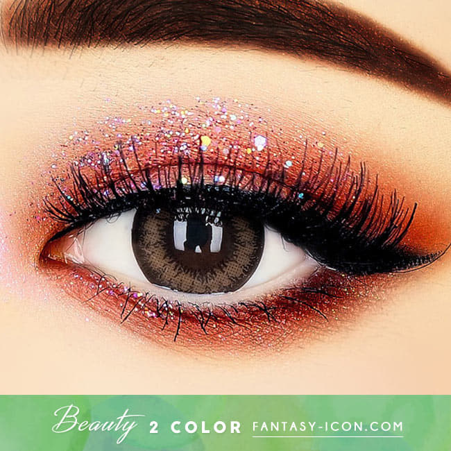 Two Color Brown Contacts for Hperopyia
