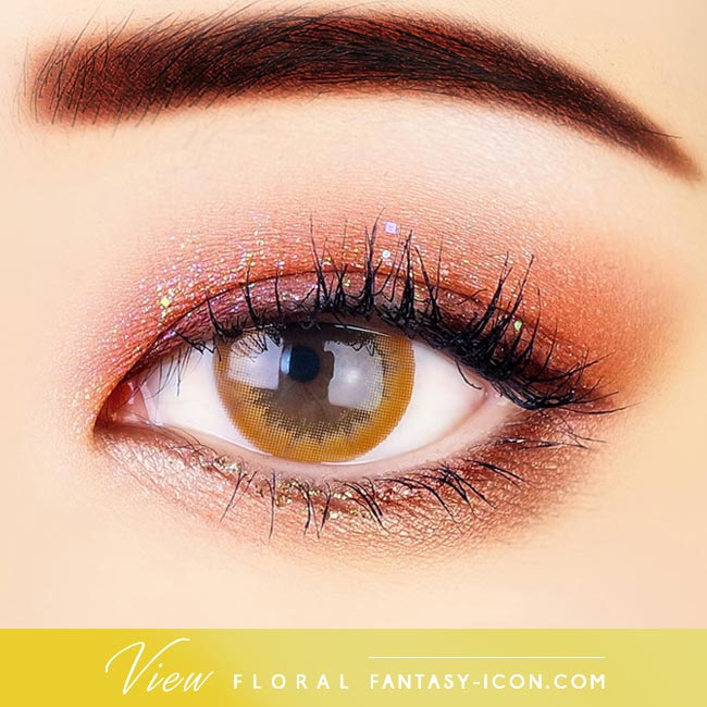 Brown Contacts - View Floral - Eyes