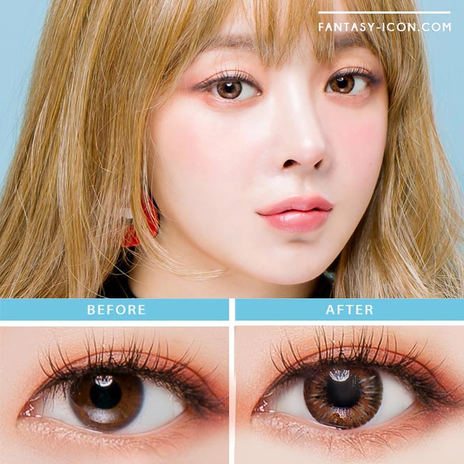 Colored Contacts Gemstone Brown - Circle Lenses 2