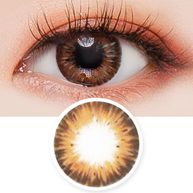 Colored Contacts Gemstone Brown - Circle Lenses
