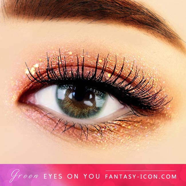Green Colored Contacts - Eyes on You - Green Eyes 2