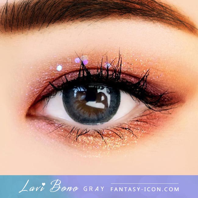 Grey Contacts - Lavi Bono - Eyes Detail