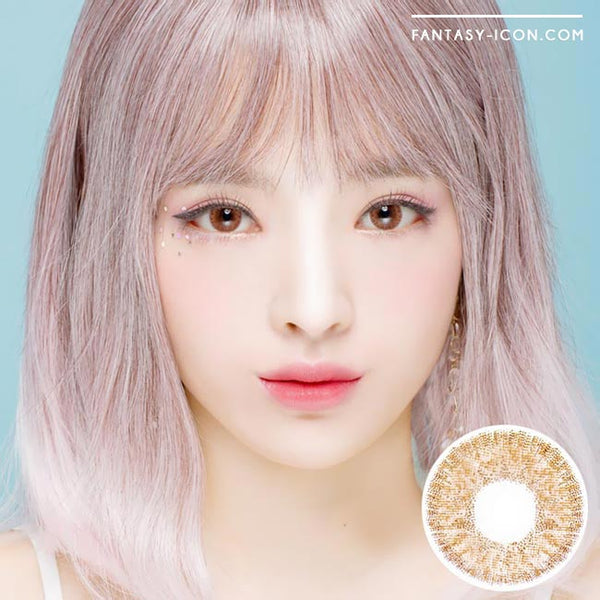 Colored Contacts Alice Dione Chocolate Brown - Circle Lenses 1