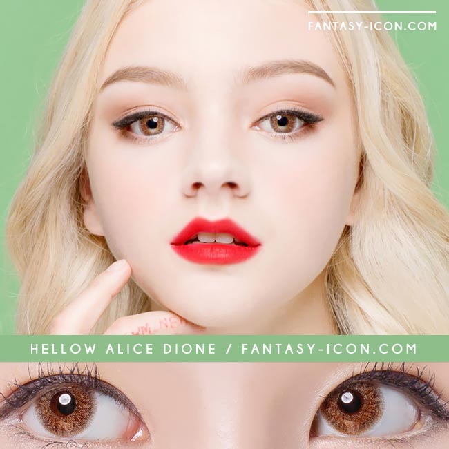 Colored Contacts Alice Dione Chocolate Brown - Circle Lenses 3
