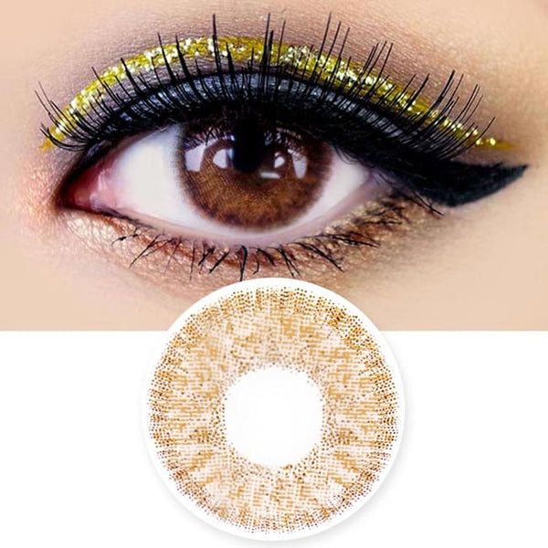 Colored Contacts Alice Dione Chocolate Brown - Circle Lenses