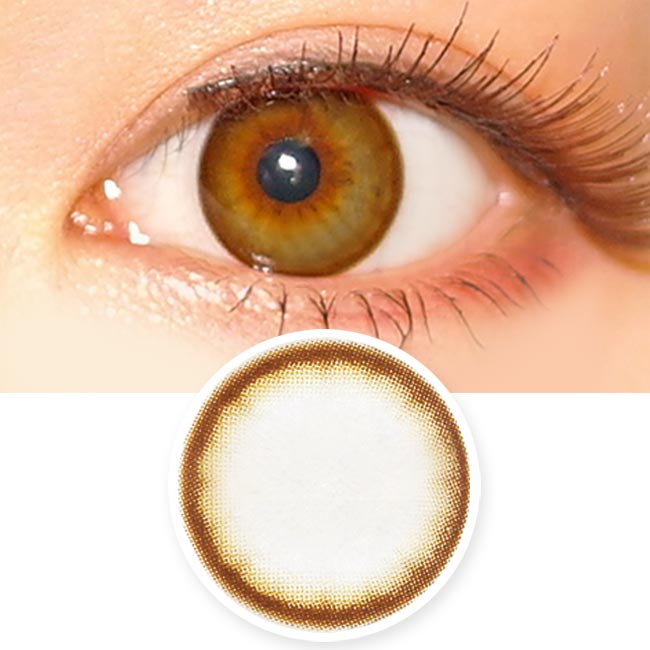 Hyperopia astigmatism - Chocolate Brown Toric Lens Lottie Soa