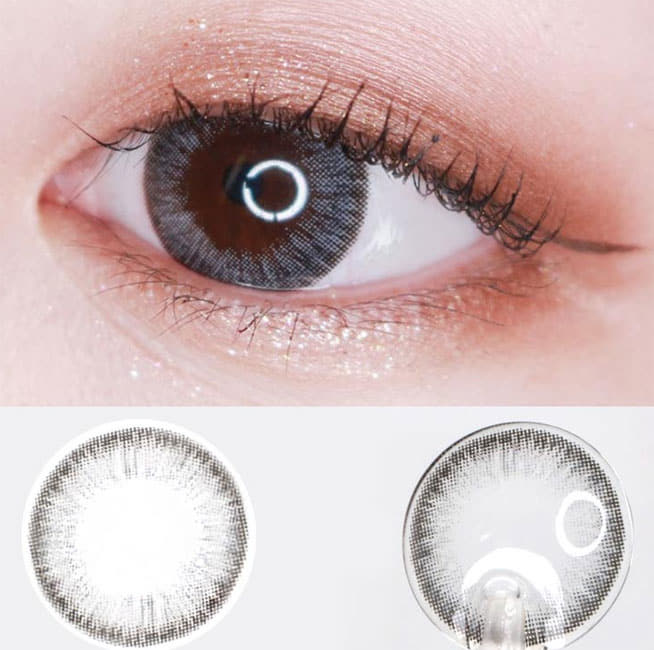 Hyperopia astigmatism - Grey Toric Lens Espoir Aida - Eyes