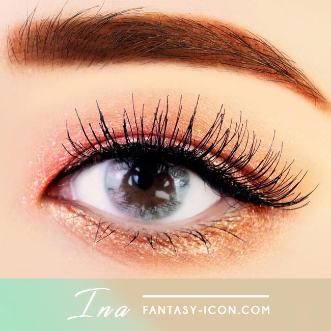 Silicone hydrogel Lenses | Ina Grey Colored Contacts 4 Lenses | fantasy ...