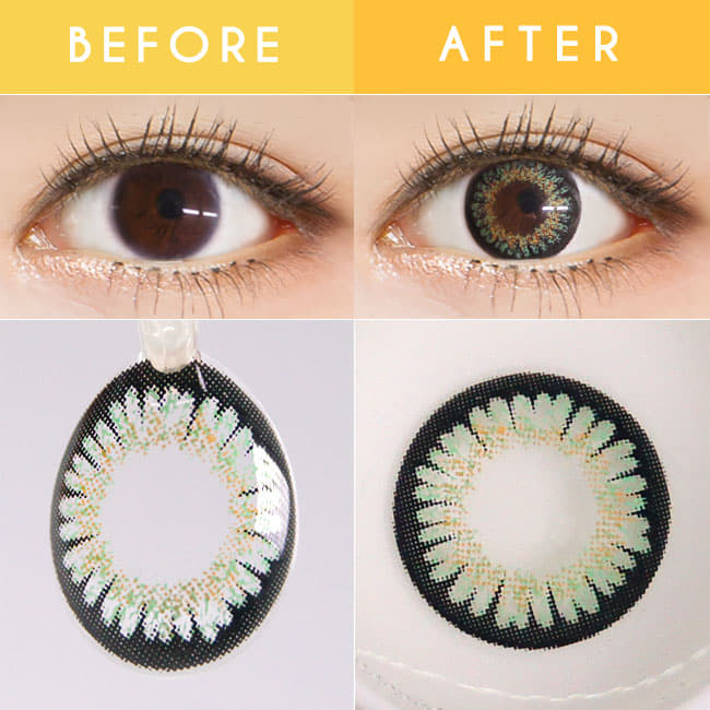 Halloween lenses, Jelly Sweet Green Contacts