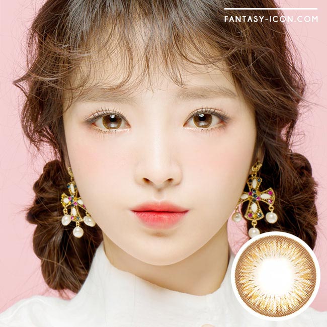 Colored Contacts Jolie Chocolate Brown - Circle Lenses 1