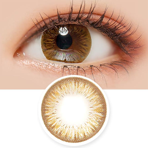  Colored Contacts Jolie Chocolate Brown - Circle Lenses
