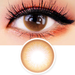 Colored Contacts Lady Girl 1 Brown - Circle Lenses