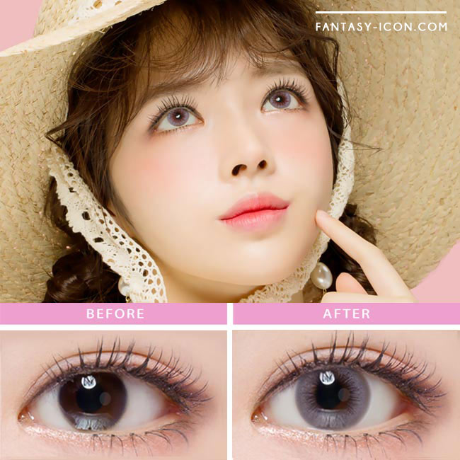 Colored Contacts Lady Girl 1 Grey - Circle Lenses 3