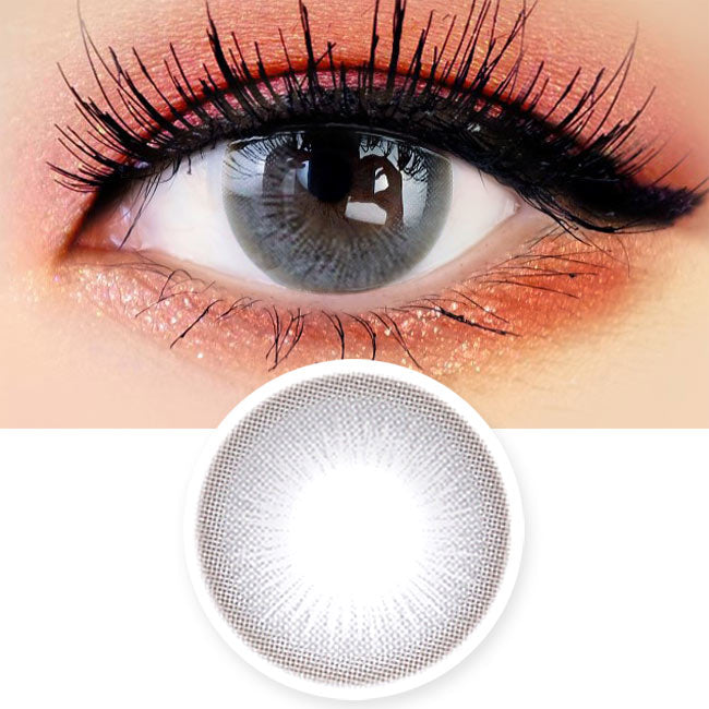 Colored Contacts Lady Girl 1 Grey - Circle Lenses