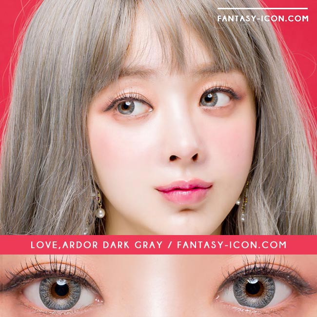 Innovision Love Ardor Dark Grey Colored Contact Lenses