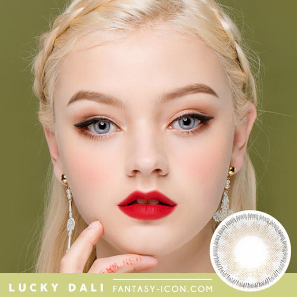 Lucky Dali Grey Toric Lens - Gray Colored Contacts for Astigmatism model