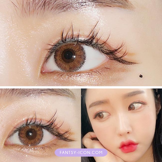 Toric Lens Lucky Dali Brown Halloween Colored Contacts for Astigmatism