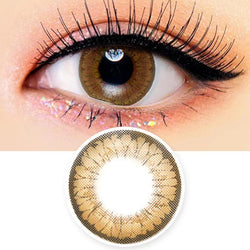 Colored Contacts - Lucy Velvet Brown Circle Lenses