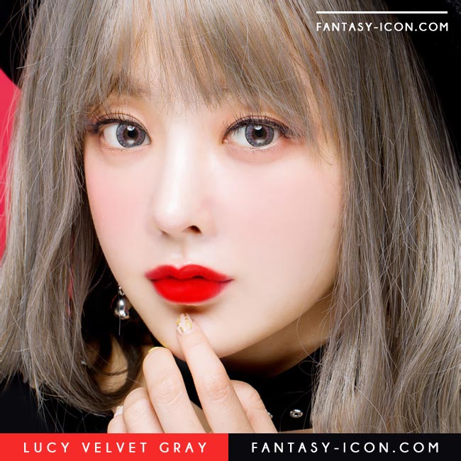 Colored Contacts - Lucy Velvet Grey Circle Lenses 3