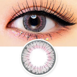 Colored Contacts - Lucy Velvet Grey Circle Lenses