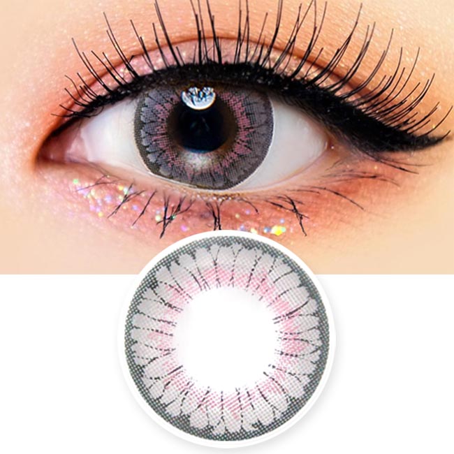 Colored Contacts - Lucy Velvet Grey Circle Lenses