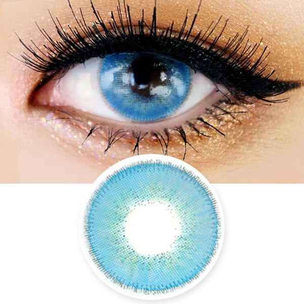 Innovision Luxury Fiore Blue Contacts | UV Blocking