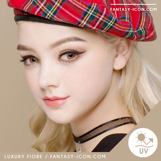 Luxury Fiore Brown Colored Contact Lenses
