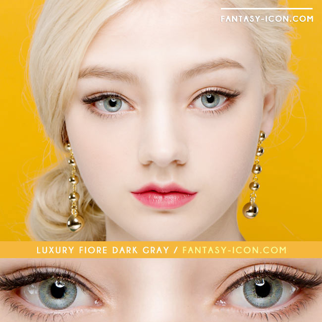 Luxury Dark Grey Contacts | UV Blocking