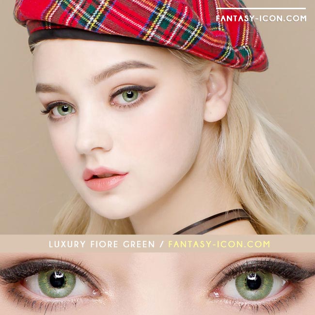 Luxury Fiore Green Colored Contact Lenses