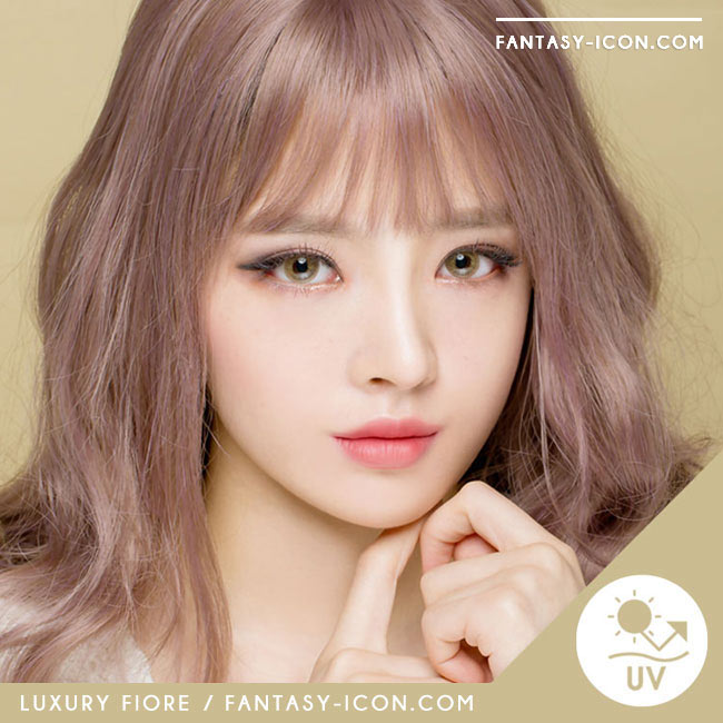 Luxury Fiore Hazel Brown Colored Contact Lenses 1